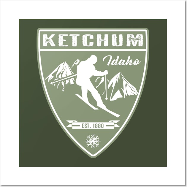 Ketchum Idaho Wall Art by Jared S Davies